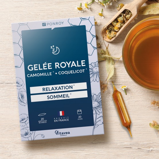 Ampoules de Gelée royale - Camomille - Coquelicot